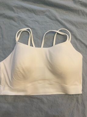 Soma Off White Sport Longline Yoga Bra Large